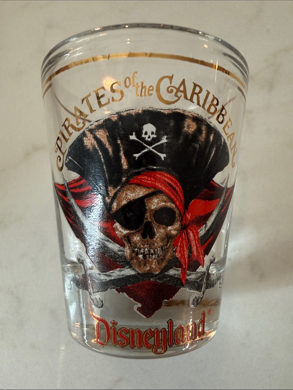 Disneyland Pirates of the Caribbean Shot Glass